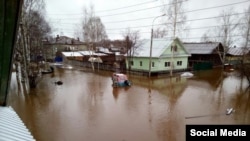 Наводнение в Великом Устюге, апрель 2016 год