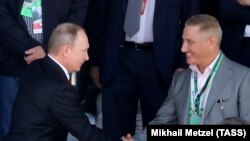 Владимир Путин и Борис Ротенберг