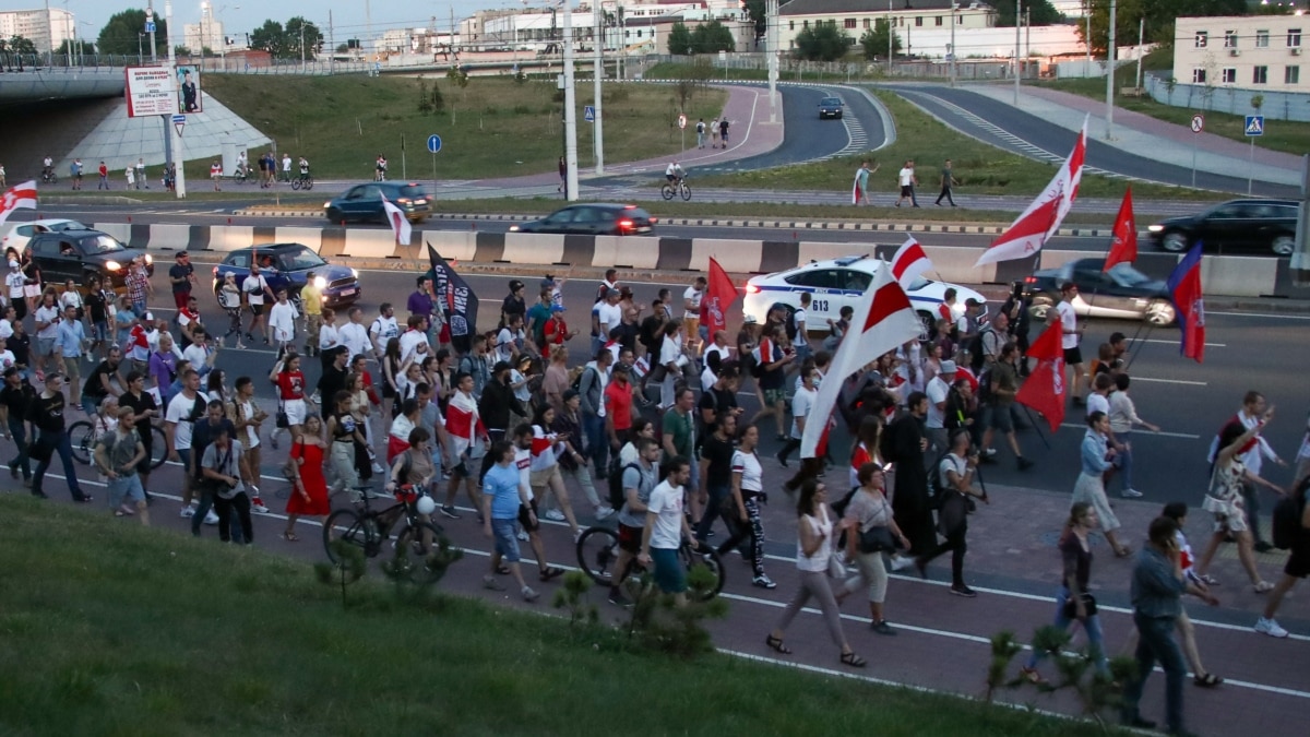 Девятый день протестов в Беларуси. Текстовый онлайн