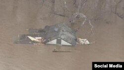 Наводнение в Миссури, США, фото cbs news 