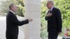 RUSSIA -- Russian President Vladimir Putin and Turkish President Recep Tayyip Erdogan meet at the Bocharov Ruchei residence in Sochi, September 29, 2021