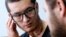 RUSSIA -- Novaya Gazeta journalist Ali Feruz (Khudoberdi Nurmatov, L) charged with illegal immigration attends a hearing at the Moscow City Court , August 7, 2017