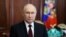 Russian President Putin makes video address in Moscow
