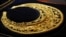 UKRAINE –The pectoral from the Tovsta Mohyla – breastplate of the Scythian king of the 4th century BC. Weight - 1150 grams, diameter - 30.6 centimeters, made of 958 gold. Found on the territory of Ukraine in 1971 near the town of Pokrava 