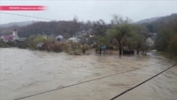 Наводнение в Закарпатье: затоплено около десятка городов и сел
