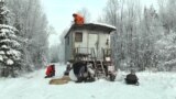 Russia -- ecological activists protesting building of a new dump in Arkhangelsk Oblast 