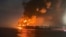 BLACK SEA – Fire on the sanctioned tanker Kairos, belonging to Russia's “shadow fleet,” off the Black Sea coast of Turkey after a strike by naval drones. November 28, 2025 
