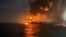 BLACK SEA – Fire on the sanctioned tanker Kairos, belonging to Russia's “shadow fleet,” off the Black Sea coast of Turkey after a strike by naval drones. November 28, 2025 