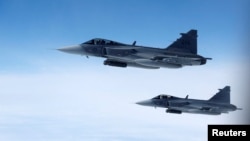 Шведские истребители JAS 39 Gripen