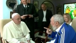 Папа Римский Франциск встретился с Фиделем Кастро в Гаване