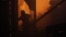 Ukraine -- Emergency services extinguish fire caused by Russian attack in Zhytomyr region, 18Sep2026