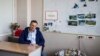 Russia -- Russian opposition leader Aleksei Navalny sits at the office of Anti-corruption Foundation after he completed a 25-day sentence and was released from a prison in Moscow, July 7, 2017