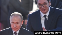Вучич и Путин в 2019 году