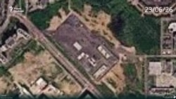 Строительство площадки для ЗРК С-400 рядом с фондом "Иннопрактика" на Воробьевых горах в Москве, снимки Planet Labs