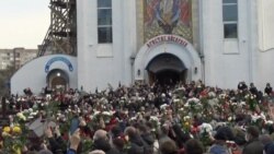 Thousands Bid Farewell To Dead Belarusian Protester