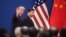 China -- US President Donald Trump (L) and China's President Xi Jinping leave a business leaders event at the Great Hall of the People in Beijing on November 9, 2017. Donald Trump urged Chinese leader Xi Jinping to work "hard" and act fast to help resolve