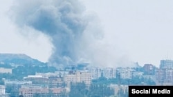 Последствия взрыва в Донецке 26.08.26