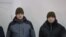 Ukraine -- Ukrainian border guards Bohdan Martsonia and Igor Dzyubak have been released by Russia, the checkpoint "Goptivka" (Kharkiv region), 2Mar2018