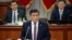 Kyrgyzstan - President Sooronbai Jeenbekov in parliament. April 11, 2019