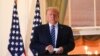Moldova - președintele american Donald Trump, la Casa Albă, fără mască, după întoarcerea de la spitalul militar unde fusese tratat pentru Covid-19, Washington, 5 octombrie 2020.