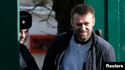 Навальный на свободе 6 марта 2015 г