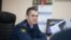 Ivan Savelev, warden of Penal Colony Number 9, with Current Time's story about alleged abuses at his prison