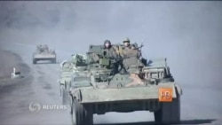 Украинская техника под Дебальцево после согласования отвода тяжелых вооружений между сепаратистами и силовиками