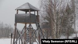 "Концлагерь" в карельской деревне Ватнаволок, построенный для иллюстрации того, какими были концентрационные лагеря при финской оккупационной администрации во время Второй мировой войны