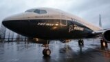 U.S. -- Boeing's first 737 MAX named the "Spirit of Renton" is parked on the tarmac at the Boeing factory in Renton, Washington, December 8, 2015
