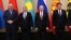 RUSSIA -- President of Azerbaijan Ilham Aliyev, President of Armenia Serzh Sargsyan, President of Belarus Alexander Lukashenko, President of Kazakhstan Nursultan Nazarbayev, Russian President Vladimir Putin, Kyrgyz President Sooronbai Jeenbekov, Moldovan 