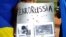 CROATIA – A poster on the protest action against the killing of Ukrainian prisoners of war in a colony in Olenivka in the occupied part of the Donetsk region. Zagreb, Croatia, July 31, 2022