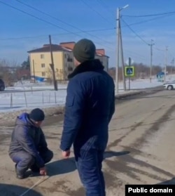 Место смертельного ДТП в Калаче-на-Дону