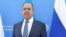 KAZAKHSTAN -- Russian Foreign Minister Sergei Lavrov and his Kazakhstan's counterpart Mukhtar Tleuberdi pose for a picture during a meeting in Nur-Sultan, April 8, 2021