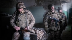 Ukraine -- Prisoner battalion training in eastern Ukraine