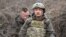 UKRAINE -- Ukrainian President Volodymyr Zelenskiy visits the frontline with Russia backed separatists in Mariupol region, April 9, 2021