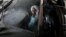 AFGHANISTAN -- BAGRAM -- Vahdat, a Taliban soldier and former prisoner, sits in a military helicopter at Bagram Air Base in Parwan, Afghanistan, September 23, 2021. Picture taken September 23, 2021. WANA (West Asia News Agency) via REUTERS ATTENTION EDITO
