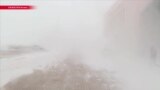 В Астане из-за бурана объявили чрезвычайное положение