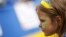 ITALY – Girl at rallies in support of Ukraine against the background of a large-scale Russian invasion. Rome, Italy, March 27, 2022