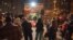 Belarus - a cnncert in the the Square of Changes, a neighborhood in Minsk 