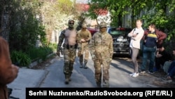 Обыски в доме Медведчука в Киеве, 11 мая 2021 года