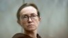 Journalist Alsu Kurmasheva attends a court hearing in Kazan