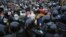 RUSSIA – People clash with police during a protest against the jailing of opposition leader Alexei Navalny in St.Petersburg, Jan. 23, 2021