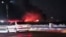 Smoke rises from a fire after an explosion, amid reports of explosions by Iranian state media, in Bandar Abbas