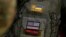 ROMANIA – Kit bag of Alexander Klimanov, a Ukrainian national who has travelled from Pennsylvania in the US to fight with the Ukrainian army against Russia, after their invasion of Ukraine, lies on the ground at the border crossing in Siret, 13Marc2022