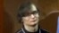 RUSSIA -- Azat Miftakhov, a postgraduate mathematics student at the Moscow State University, attends a court hearing in Moscow, January 18, 2021