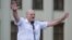 Minsk, Belarus - Belarusian President Alexander Lukashenko gestures as he delivers a speech during a rally of his supporters near the Government House in Independence Square