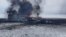 UKRAINE – A view shows the wreckage, which Ukrainian military officials said is the remains of a Russian Air Force assault aircraft, amid the Russian invasion of Ukraine, March 4, 2022