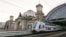 Dresden, Saxony, Germany - 04 March 2018: An modern double-decker InterCity train of Deutsche Bahn is waiting for its departure to Cologne in Dresden main station.