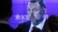Russia -- Rusal President Oleg Deripaska (on the screen) speaks at the 2016 Krasnoyarsk Economic Forum titled "Key Components of Strategy-2030"