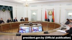 Александр Лукашенко на заседании Высшего госсовета